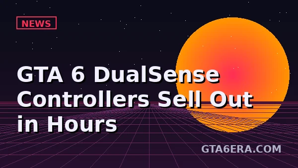 GTA 6 DualSense Controllers Sold Out