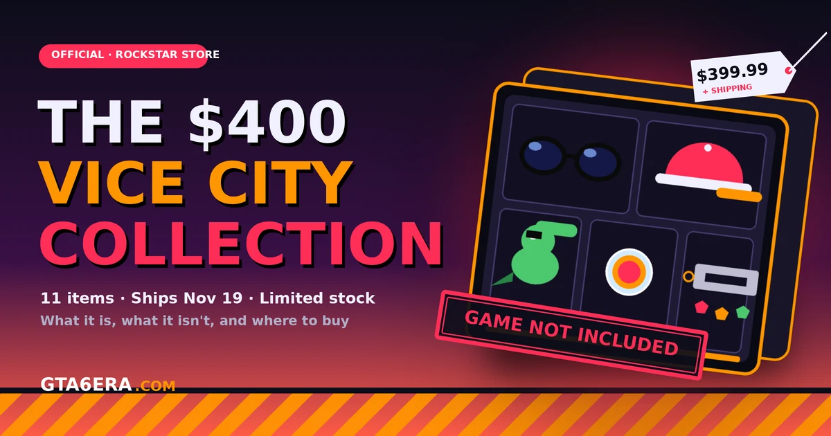 GTA 6 Vice City Collection: Rockstar's $400 Collector's Box, Explained